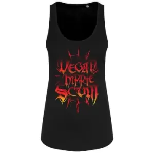 Image of Grindstore Womens/Ladies Vegan Hippie Scum Tank Top (L) (Black)