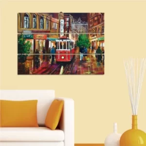 Image of PY2 Multicolor Decorative MDF Painting (3 Pieces)