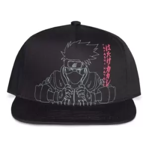 Image of Naruto Shippuden Snapback Cap Kakashi Line Art