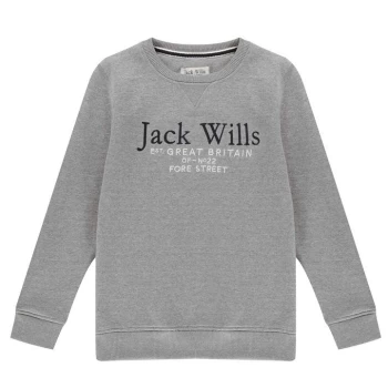 Image of Jack Wills Crew Neck Sweatshirt - Grey