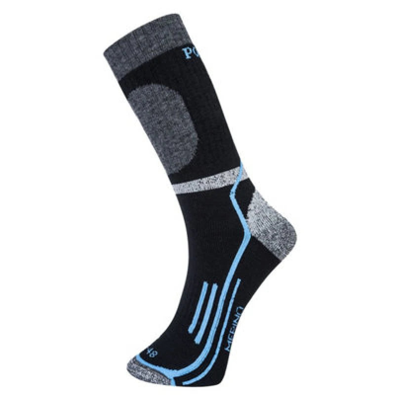 Image of Portwest Merino Wool Winter Socks SK34BKR39-43 Colour: Black
