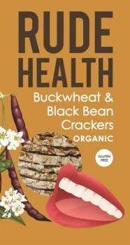 Image of Rude Health Buckwheat & Blackbean Crackers 120g