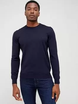 Image of BOSS Botto-l Jumper, Dark Blue Size M Men