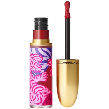 Image of MAC Powder Kiss Liquid Lip Colour Lunar Luck 5ml (Various Shades) - Peachy Party