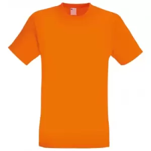 Image of Mens Short Sleeve Casual T-Shirt (Medium) (Bright Orange)