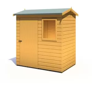Image of Shire Lewis 6 x 4ft Style D Reverse Apex Shed - Garden & Outdoor