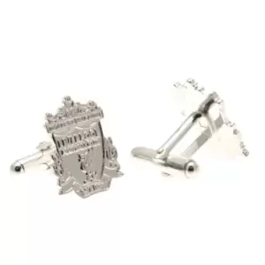 Image of Liverpool FC Sterling Silver Cufflinks (One Size) (Silver)
