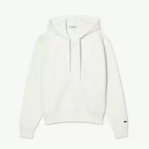 Image of Lacoste Essential Zip Hoodie - White