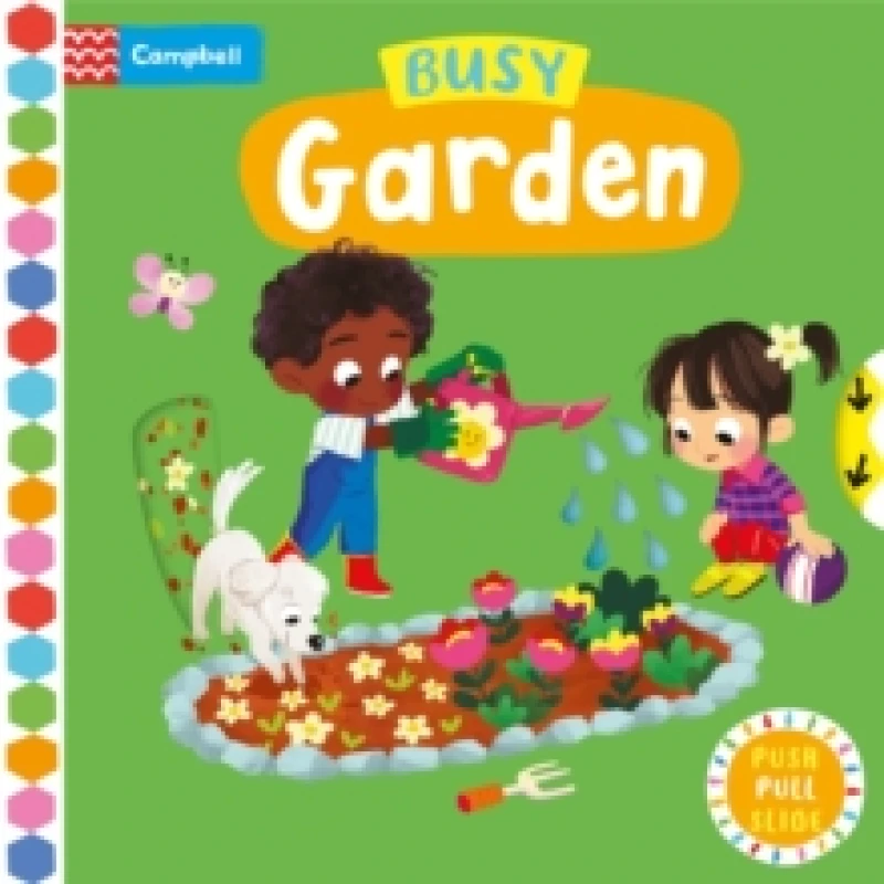 Image of Busy Garden : A Push, Pull, Slide Book Board book
