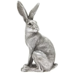 Image of Reflections Silver Hare Figurine By Leonardo