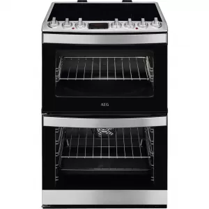 Image of AEG CIB6730ACM Double Oven Induction Hob Electric Cooker