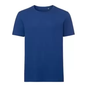 Image of Russell Mens Authentic Pure Organic T-Shirt (S) (Bright Royal)