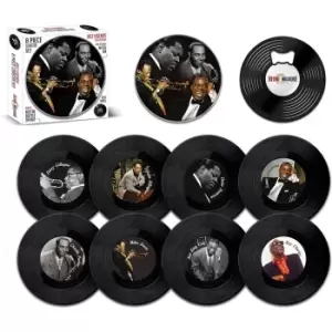 Image of Jazz Legends 8 Pieces Coaster Tin Set