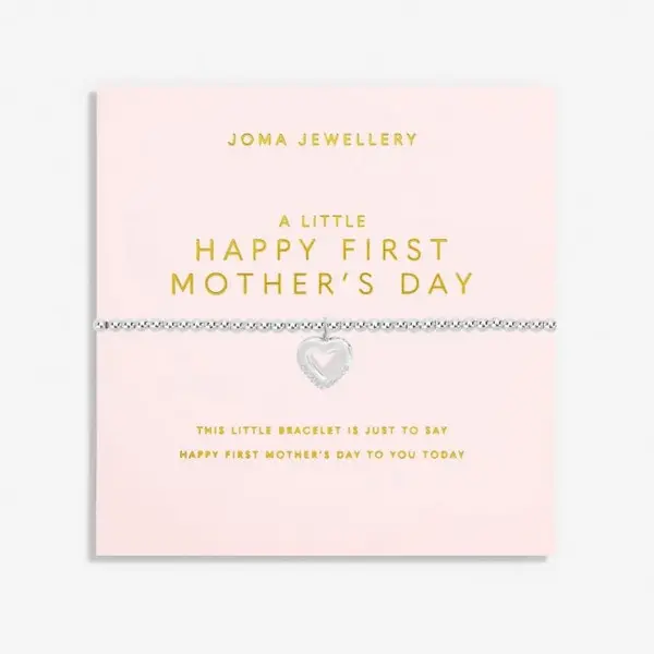 Image of Mother's Day A Little Happy First Mother's Day Silver Plated 17.5cm Bracelet 6866
