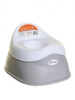 Image of Dreambaby Sturdy Ezy- Potty (Floor Sit-On) - Grey/White