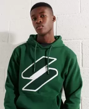 Image of Superdry Code Logo Chenille Hoodie