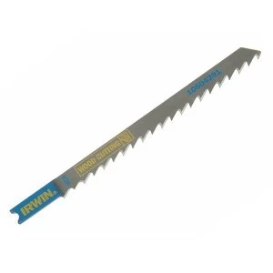 Image of IRWIN U101D Jigsaw Blades Wood Cutting Pack of 5