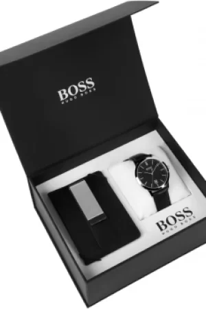 Image of Mens Hugo Boss Money Clip Box Set Watch 157STEELWMONEYCLIP