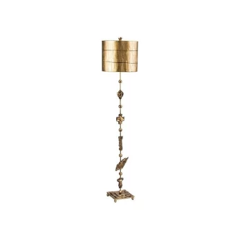 Image of Fragment - Fragment 1 Light Floor Lamp - Gold - Elstead