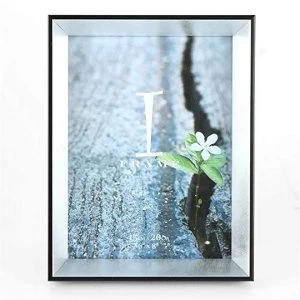 Image of 6" x 8" - iFrame Black & Silver Photo Frame