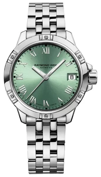 Image of Raymond Weil 5960-ST-00520 Tango Classic Quartz (30mm) Green Watch
