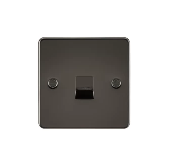 Image of KnightsBridge Flat Plate Telephone master socket - gunmetal