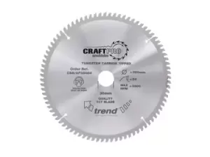 Image of Trend CSB/AP19060 Craft saw blade aluminium and plastic 190 x 60 teeth x 30