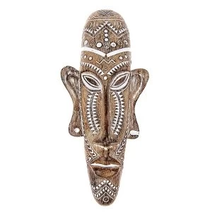 Image of Aztec Wall Mask Wood Ornament