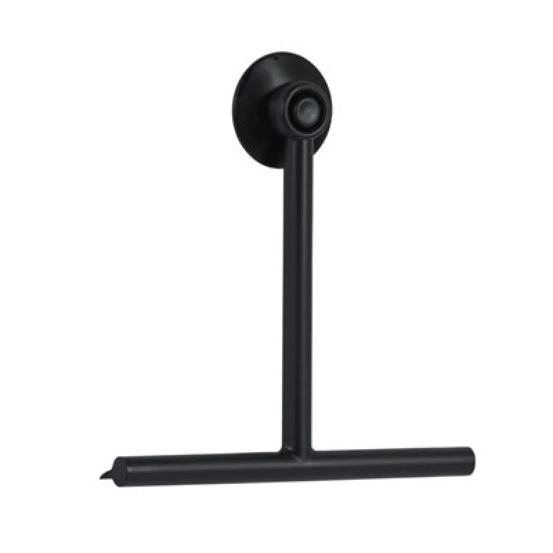 Image of Showerdrape Rocco Black Bathroom Shower Squeegee