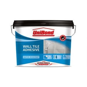 Image of UniBond UltraForce Ready mixed Beige Tile Adhesive 13.8kg