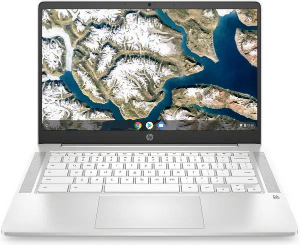 Image of HP 14" Chromebook Laptop - Silver