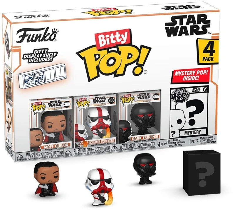 Image of Funko Bitty POP Mandalorian Moff Gideon 4pk