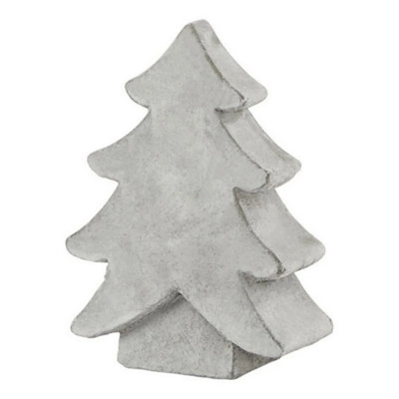 Image of Hill Interiors Athena Stone Small Christmas Tree - Ceramic - L5 X W12 X H17cm - White