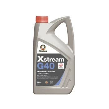 Image of Xstream G40 Antifreeze & Coolant - Concentrated - 2 Litre - XSG402L - Comma