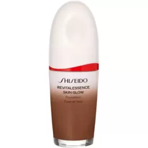 Image of Shiseido Revitalessence Skin Glow Foundation light illuminating foundation SPF 30 shade Henna 30ml
