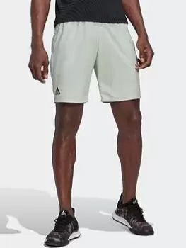 Image of adidas Club Stretch-woven Tennis Shorts, Green Size M Men