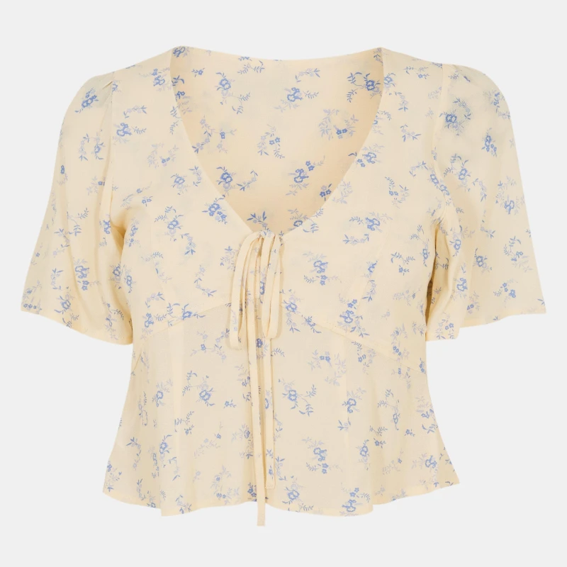 Image of Jack Wills Keyhole Blouse - White White 6
