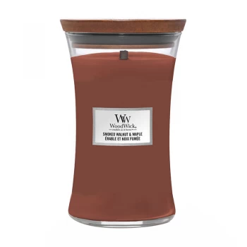 Image of WoodWick Smoked Walnut & Maple Large Jar Candle