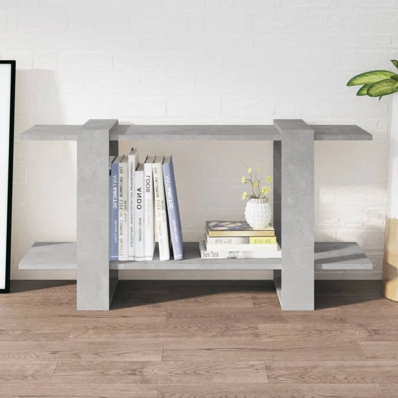 Image of VIDAXL Book Cabinet Concrete Grey 100x30x51cm Engineered Wood vidaXL 8720286842690