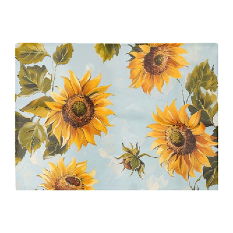 Image of Warren Reed Designer Summer Sunflowers Chopping Board