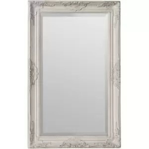 Image of Rustic Cream and Gold Finish Wall Mirror - Premier Housewares