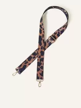 Image of Accessorize Leopard Print Webbing Bag Strap