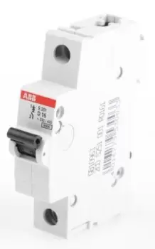 Image of ABB System M Pro 16A MCB Mini Circuit Breaker1P Curve D, Breaking Capacity 6 kA