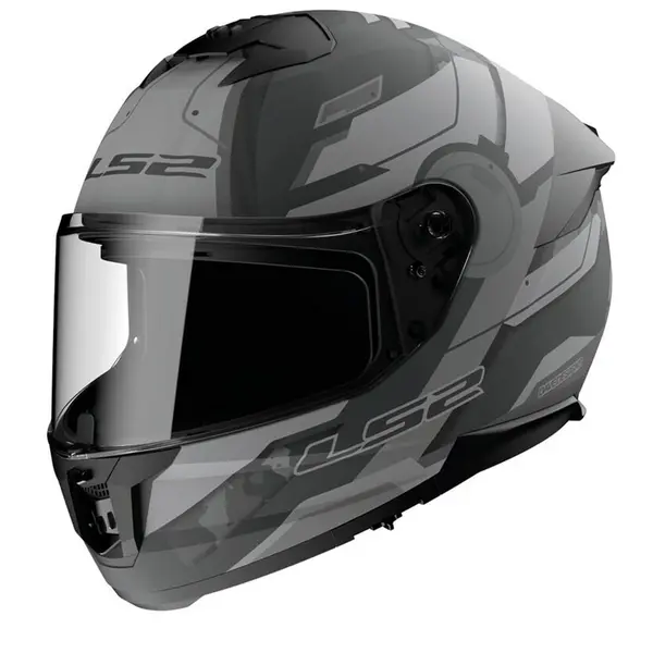 Image of LS2 FF808 Stream II Shadow Matt Titanium Grey Full Face Helmet Size XS