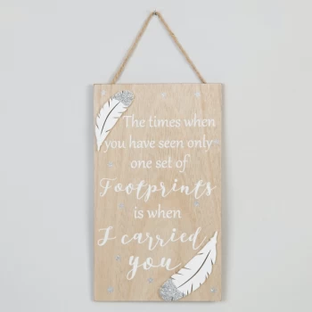 Image of Thoughts of You Rectangular Plaque - The Times When You