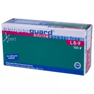Image of Semperguard G816780637 Industrial Nitrile Glove Powder Free-Non St...