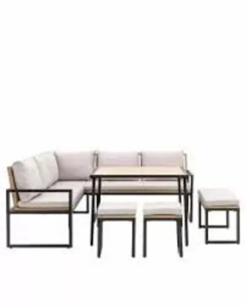 Image of Ottinge Traditional Corner Dining Set Natural