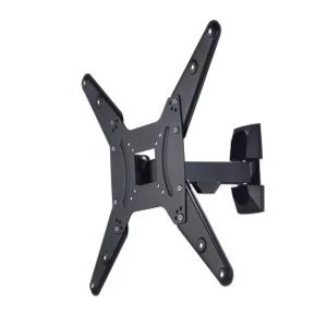 Image of Hama FULLMOTION TV Wall Bracket, 1 star, 400x400, 165cm (65"), 1 arm, black
