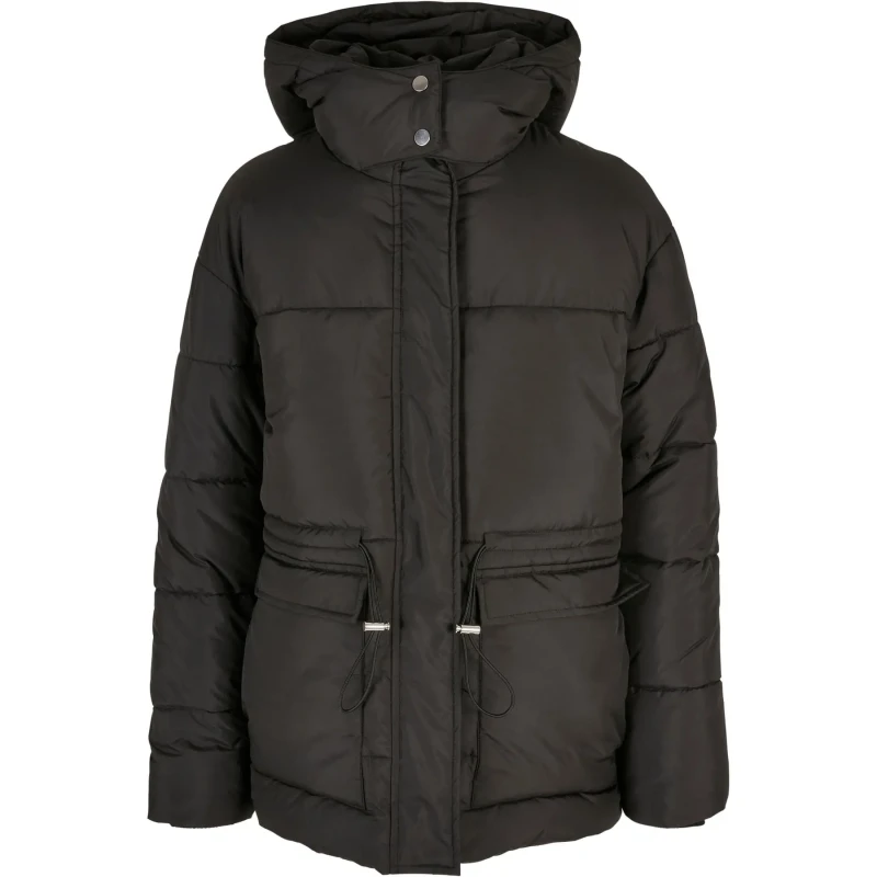 Image of Urban Classics Fitted Puffer Jacket Urban Classics Noir Female XL