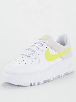 Image of Nike Air Force 1 Sage Low - White/Yellow